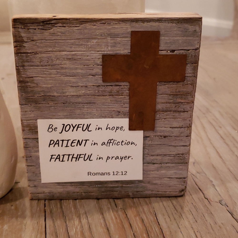 Handmade barnwood item.